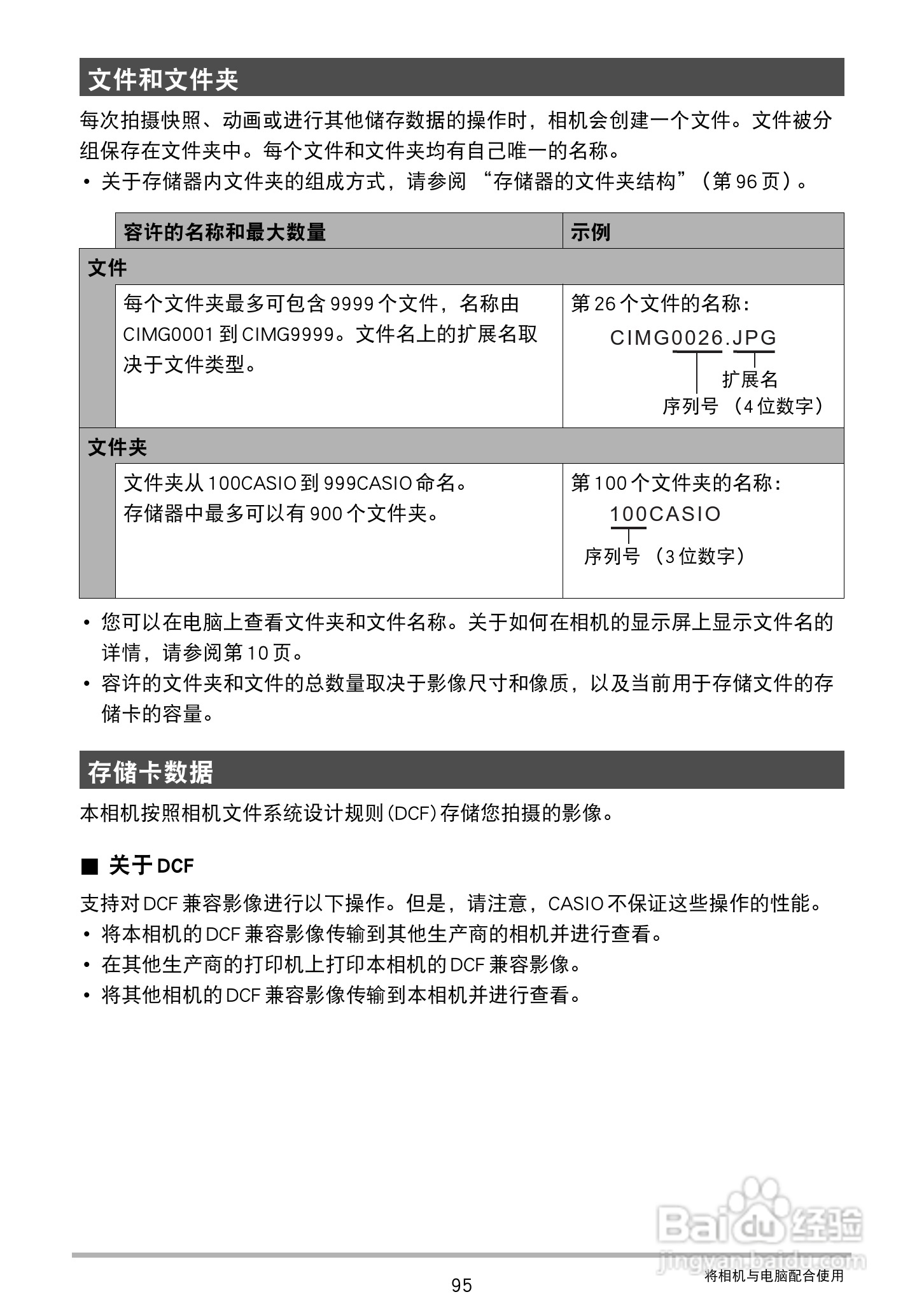 卡西欧EX-TR100型数码相机使用说明书:[10]