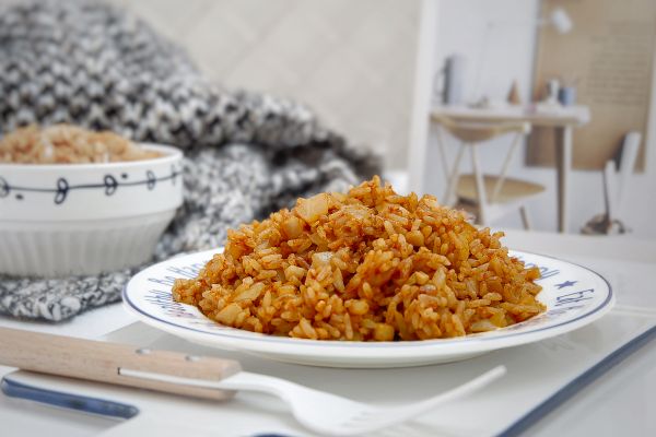 杏鲍菇酱油炒饭