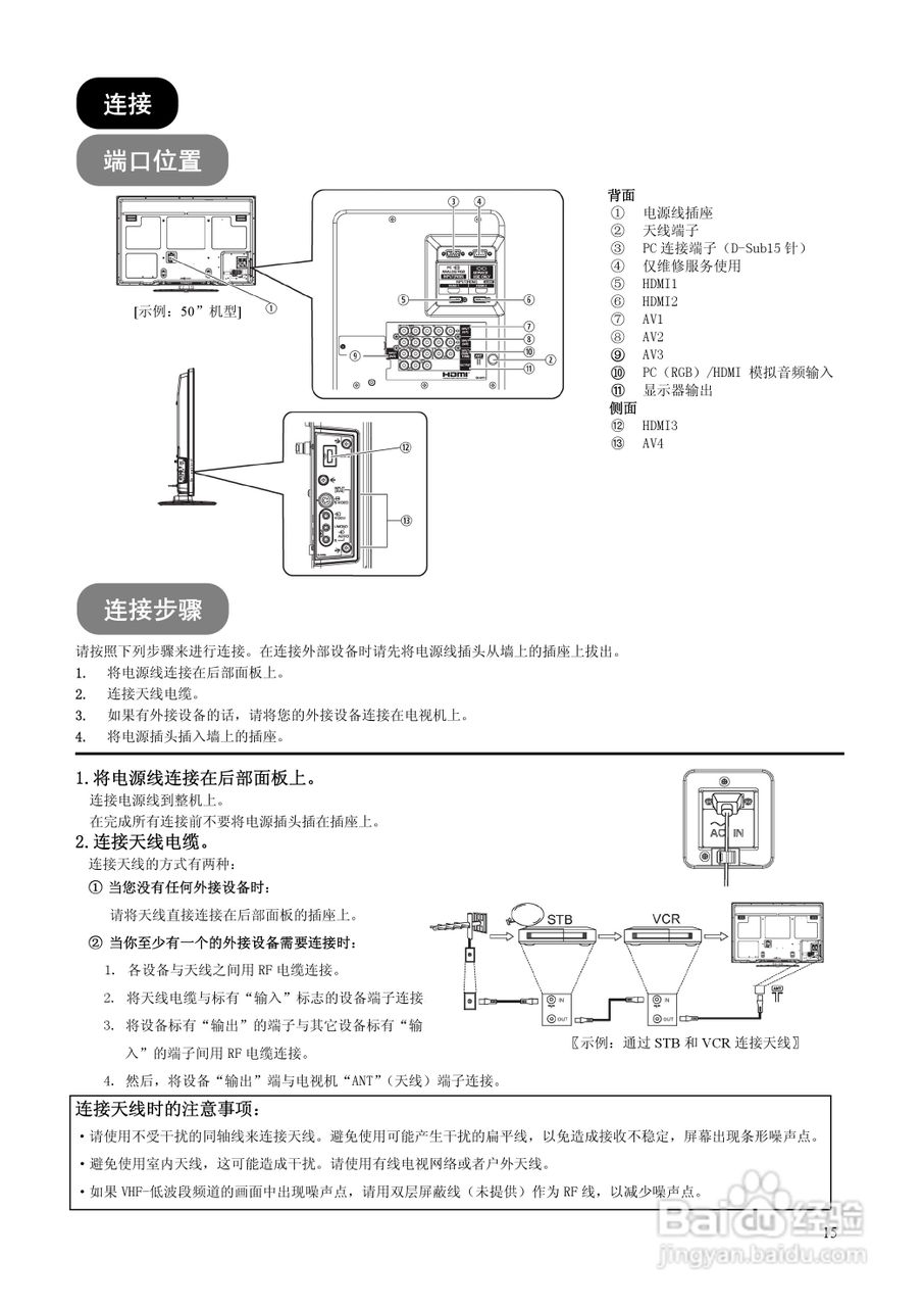 日立P50A102C彩电使用说明书:[2]