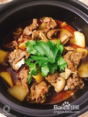 健康养生佳品羊肉煲的做法