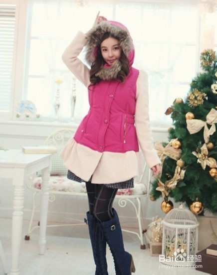 拒绝“熊样” 冬装新款棉服显瘦美搭