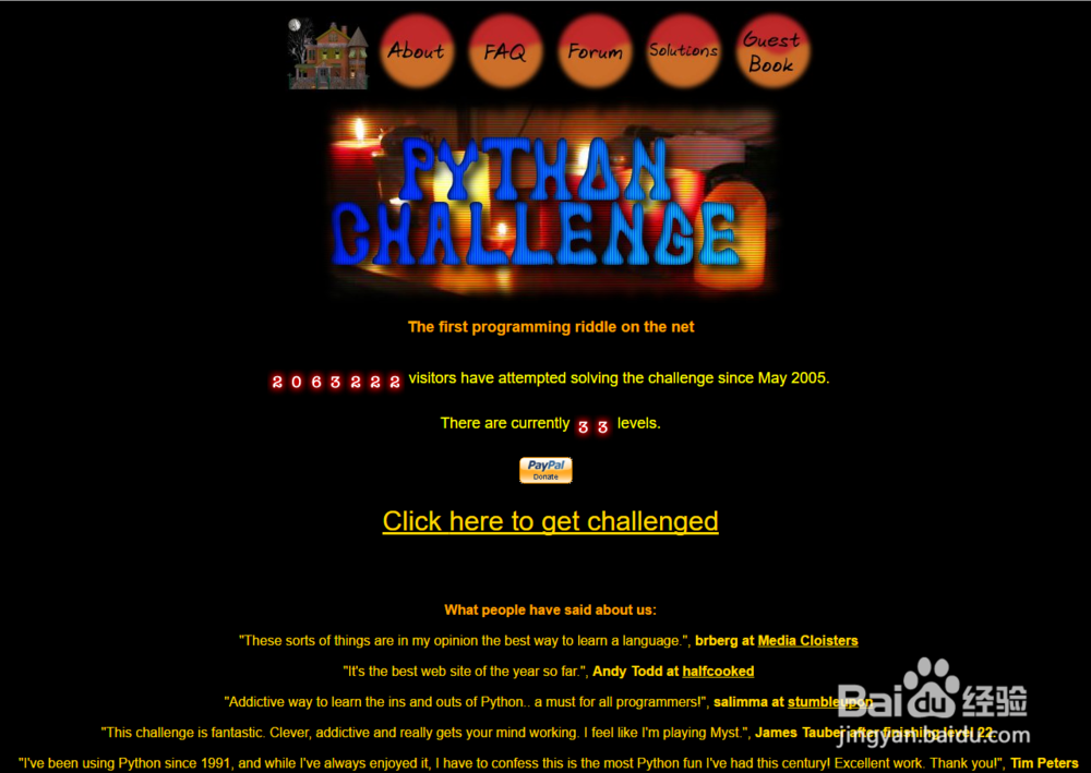 给Python初学者、新手推荐的学习网站