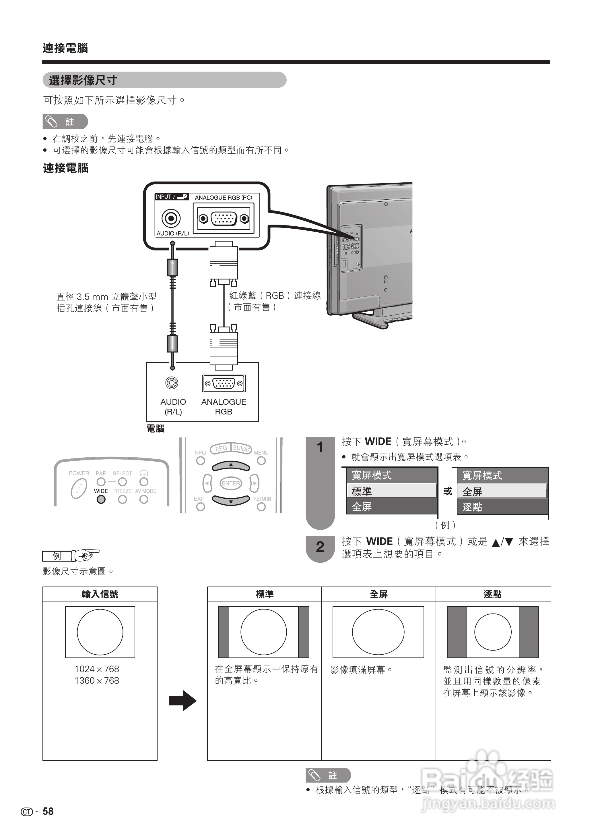 声宝LC-46G77H型液晶电视机说明书:[6]