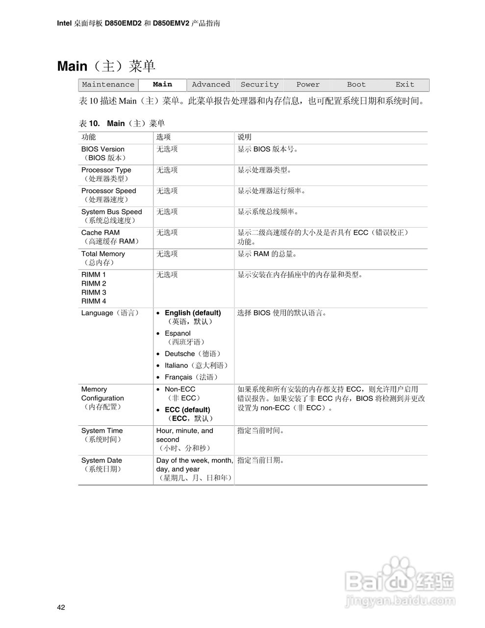 英特尔D850EMV2型主板说明书:[5]