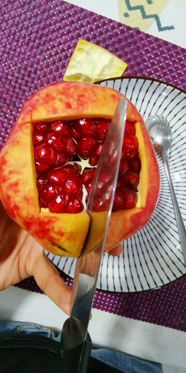 快速不粘手剥石榴