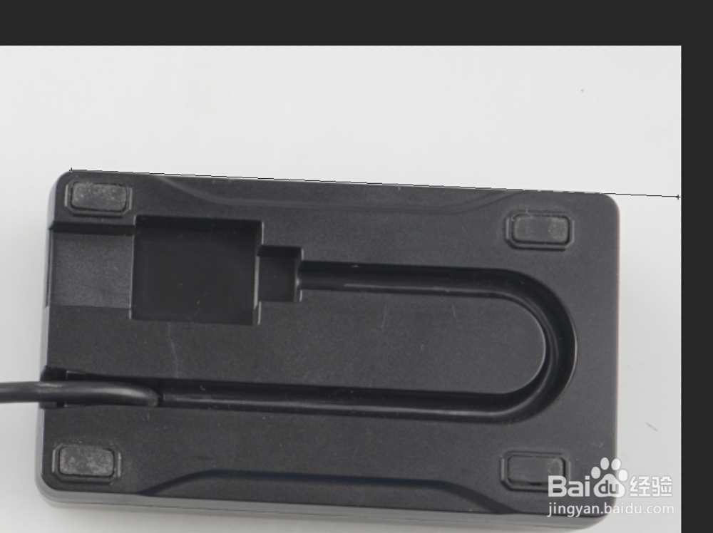 怎么将歪斜的图片用ps矫正？