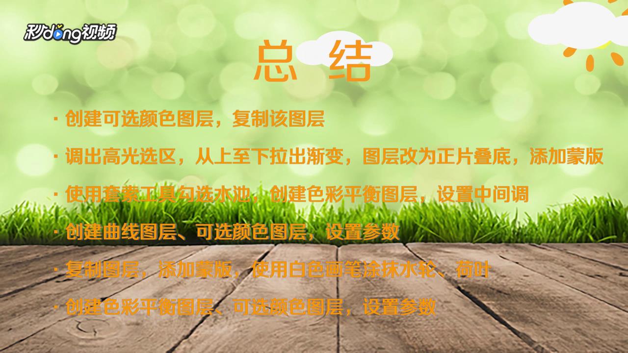 Photoshop怎么调出风景照片漂亮的青绿色