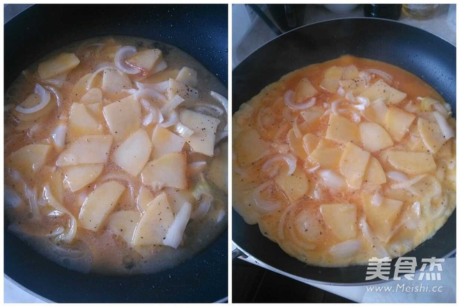 西班牙土豆鸡蛋饼