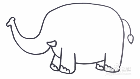 简笔画——大象