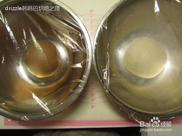 可可双色卷面包——使用天然酵母制作