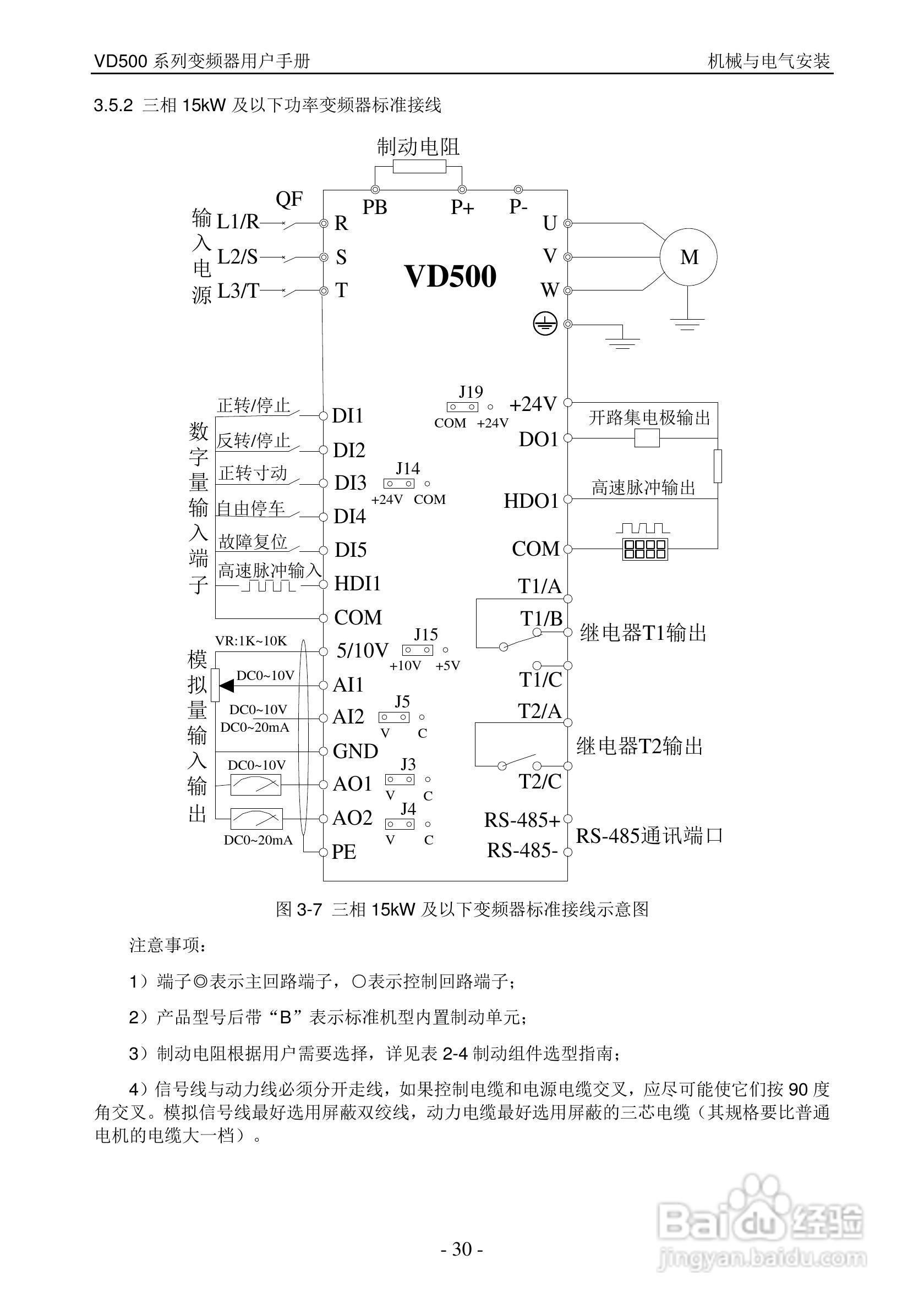 沃森VD500-7T-560P变频器使用说明书:[3]