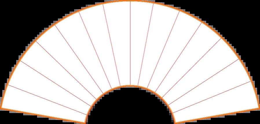 中间空两竖的书法纸格式