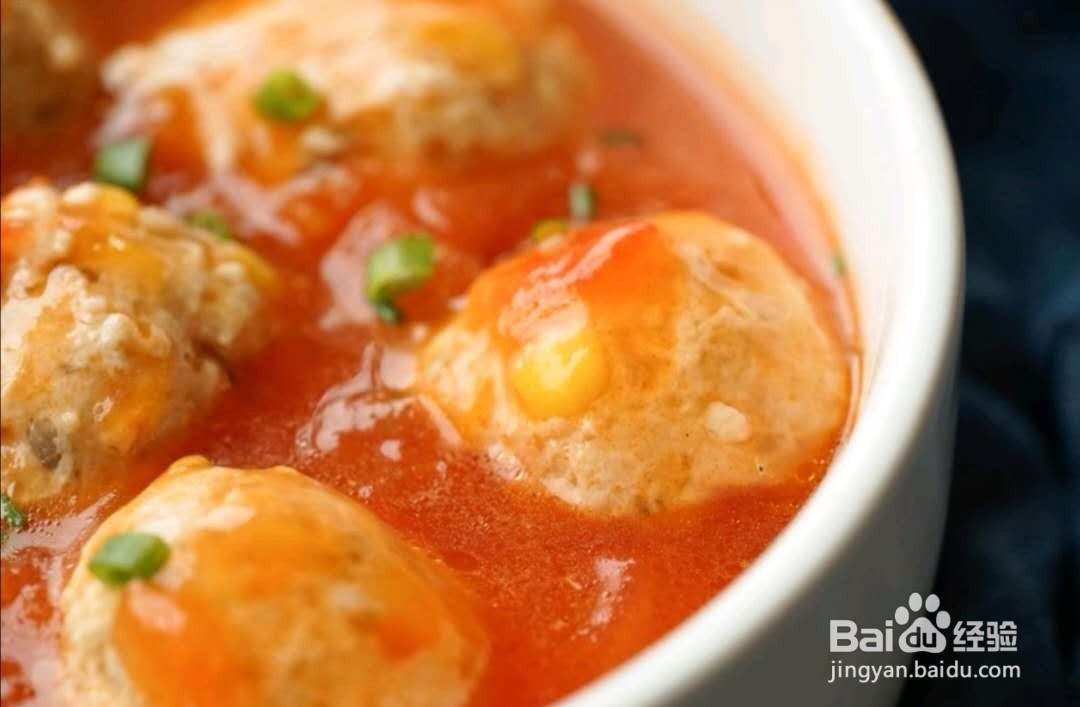 如何做美味的番茄鸡肉丸