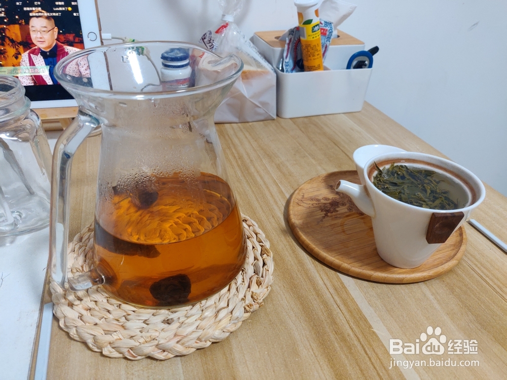 姐姐为我做的秘方百香果蜂蜜绿茶