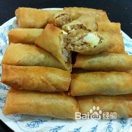 鲜虾猪肉春卷怎么做