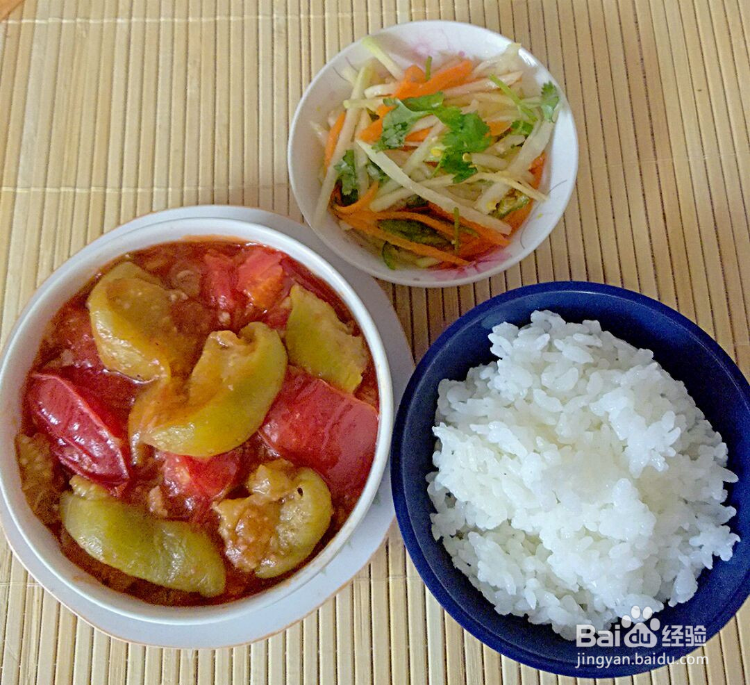 西红柿烧茄子的做法