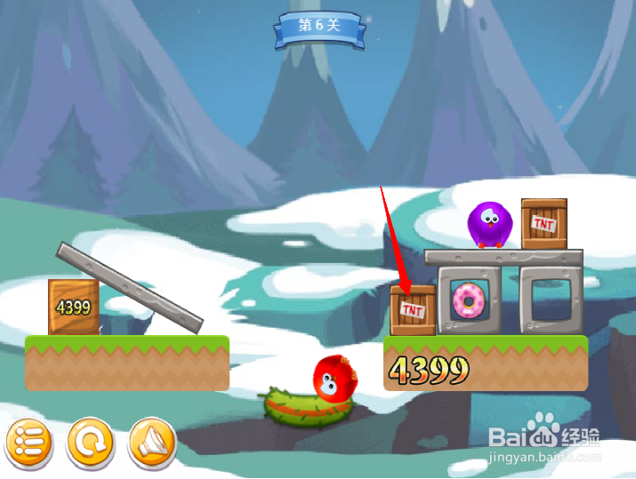 小游戏泡泡鸟历险记2第6关