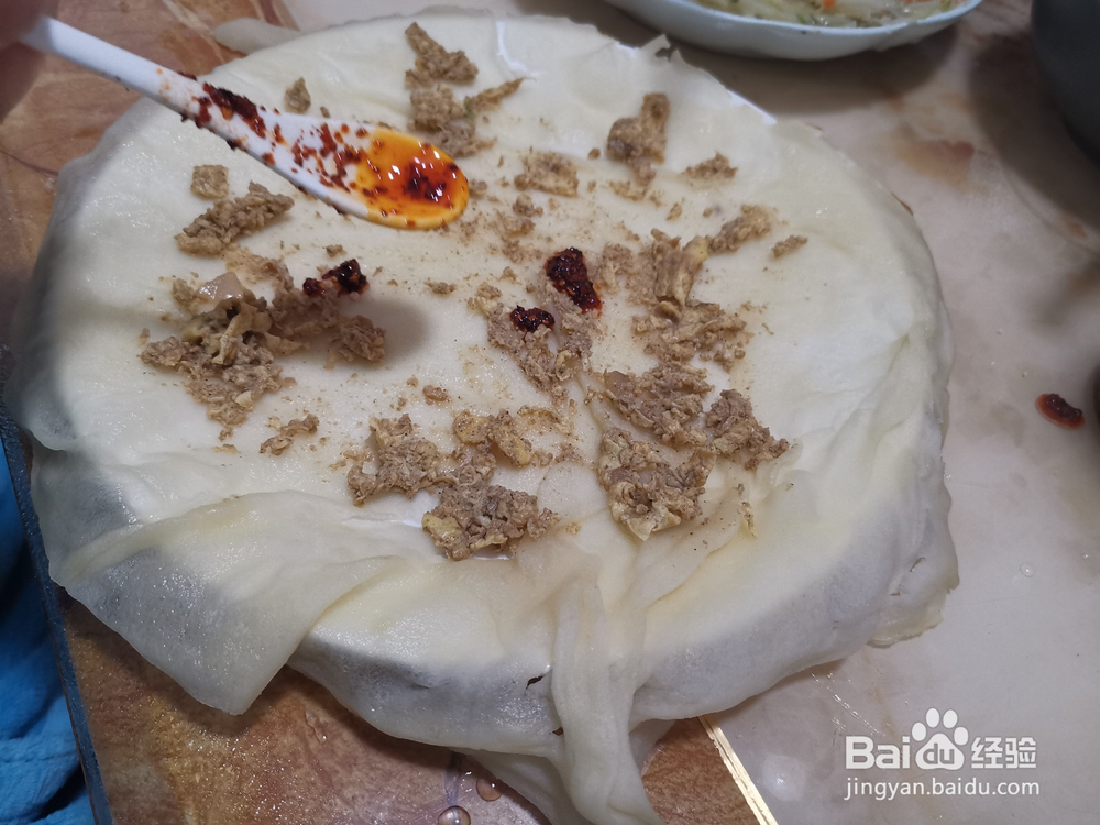 辣味鸡蛋土豆丝卷饼