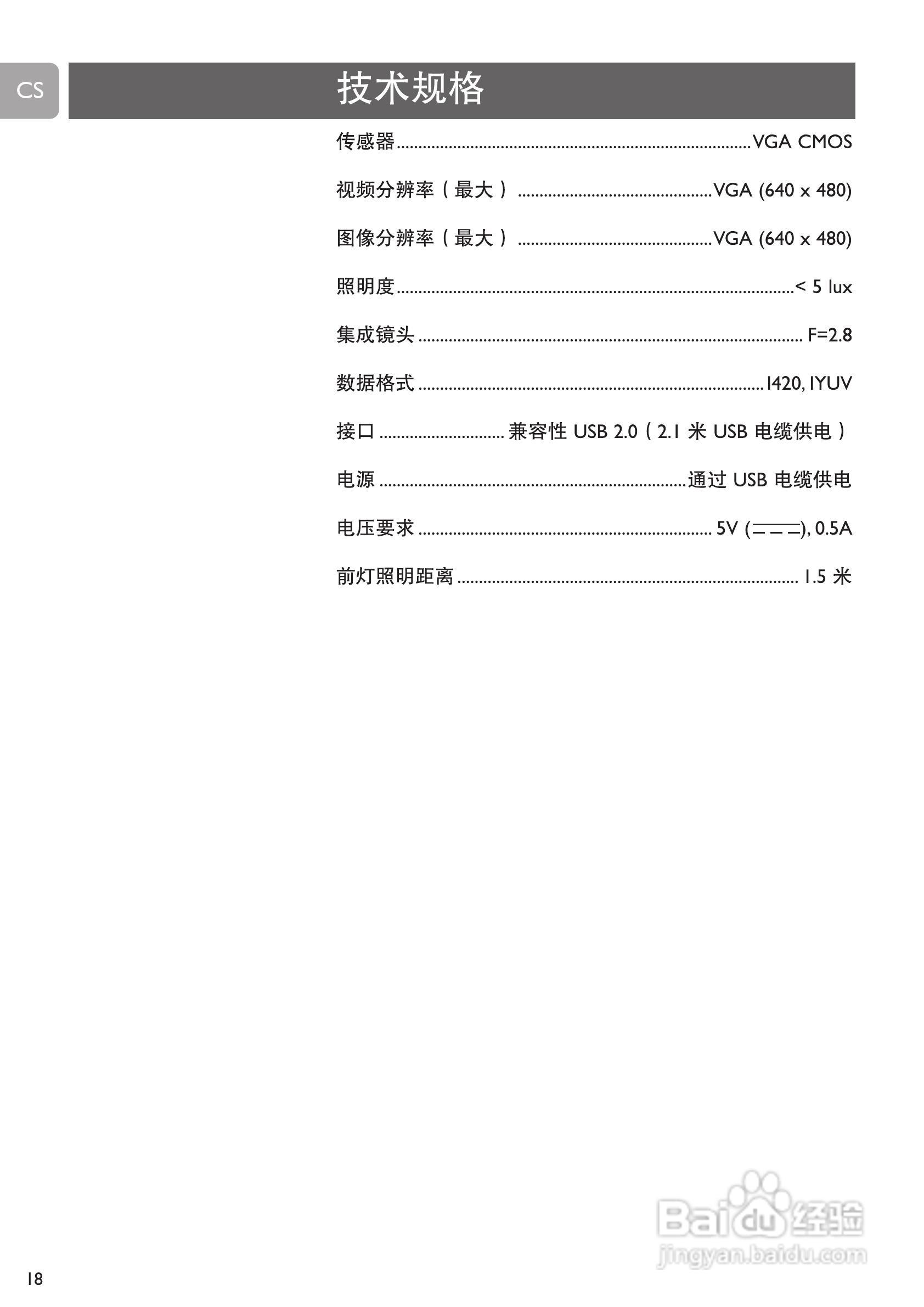 PHILIPS SPC610NC摄像头说明书:[2]