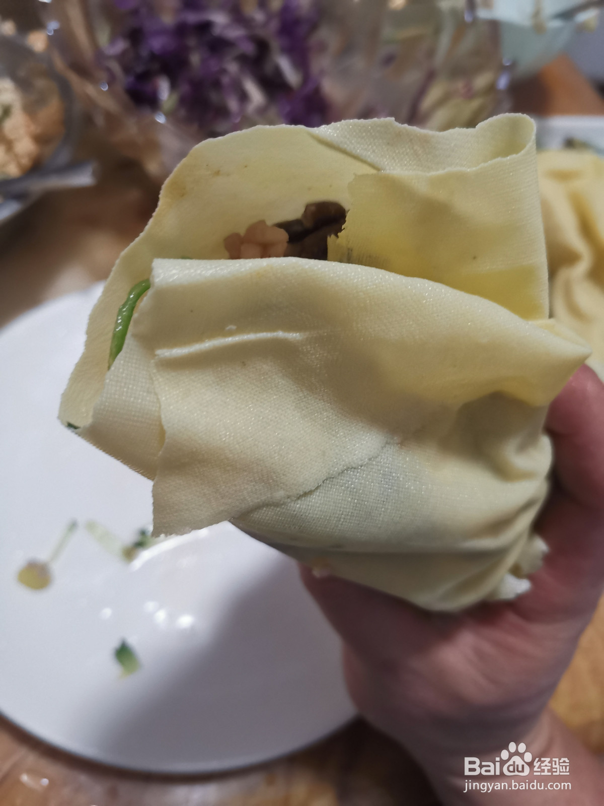 辣酱拌豆腐酱饭卷