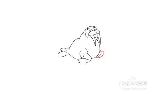 海象的简笔画怎么画