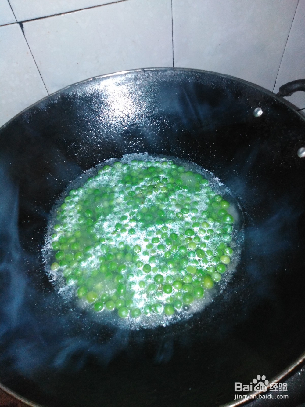烧鸭如何炒碗豆