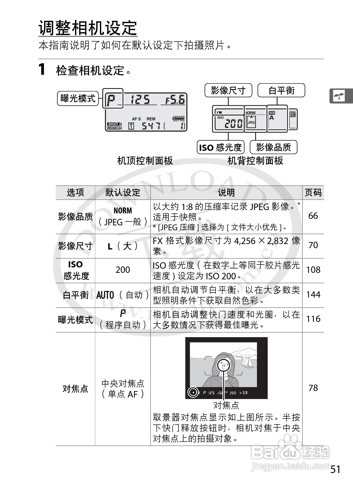 尼康D3数码相机使用说明书:[8]