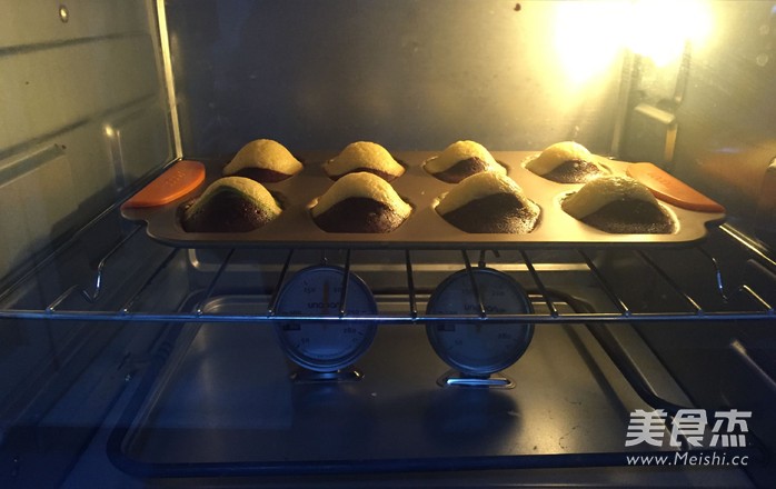 三色玛德琳蛋糕