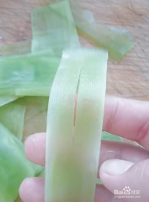 椒麻笋片的做法