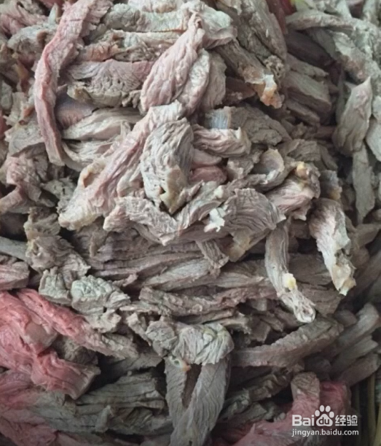 家常菜麻辣牛肉干教程