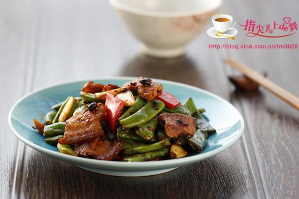 老干妈炒四季豆