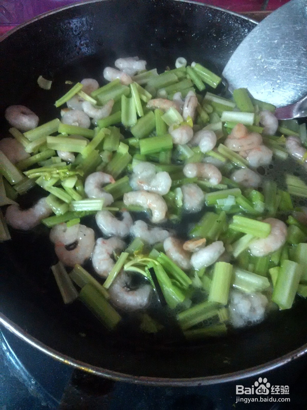 快炒菜之芹菜炒虾仁