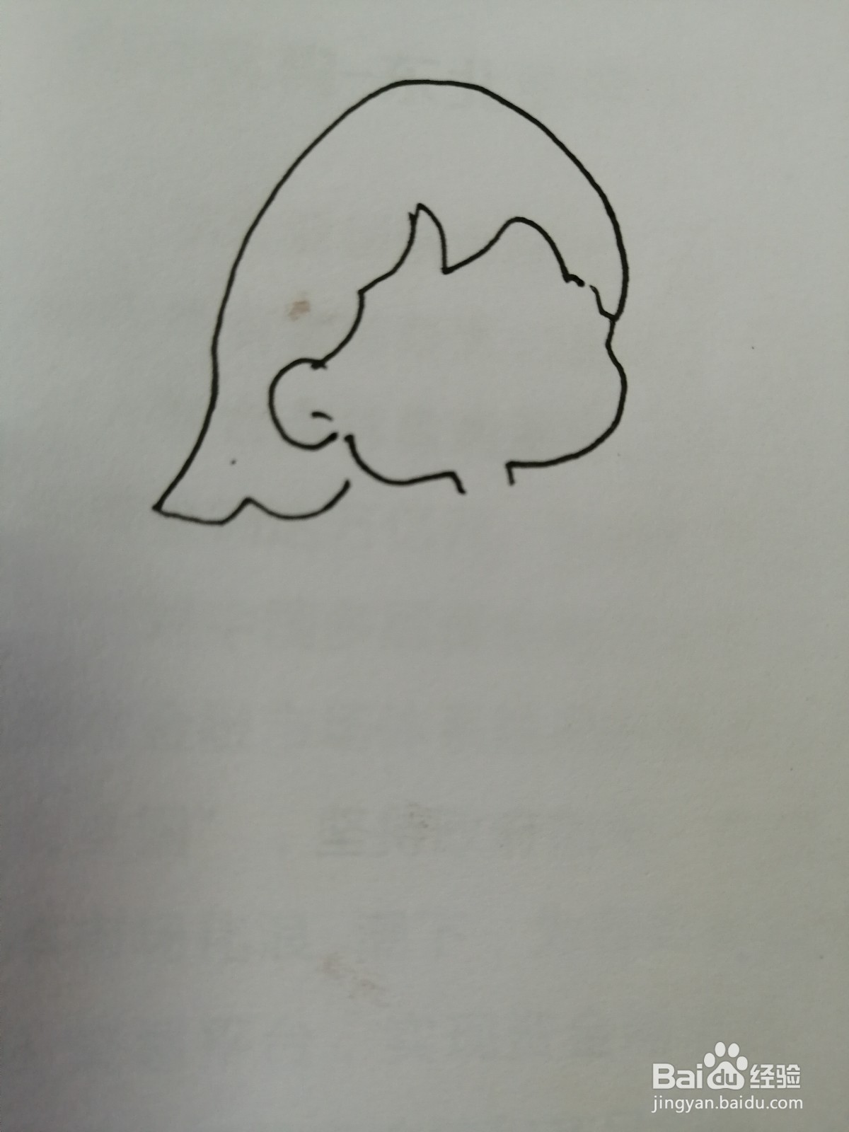 可爱的小女孩怎么画
