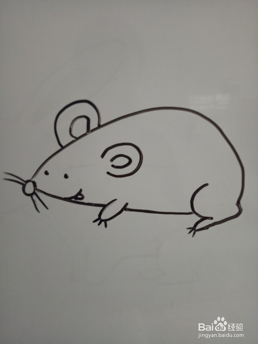 简单的画只小老鼠