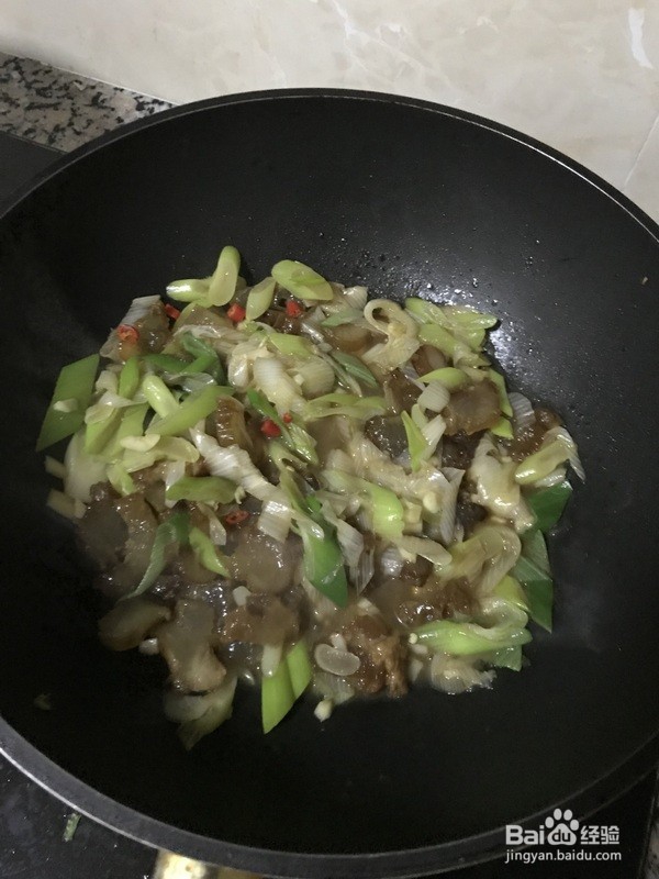 教你做牛筋炒大葱