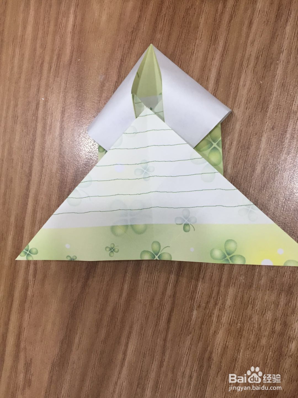 信纸花样的折法-双方形