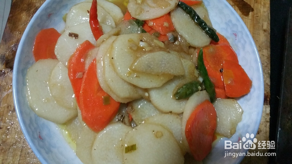 简单有营养的小菜——醋溜山药