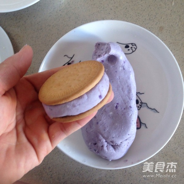 紫薯夹心饼的做法