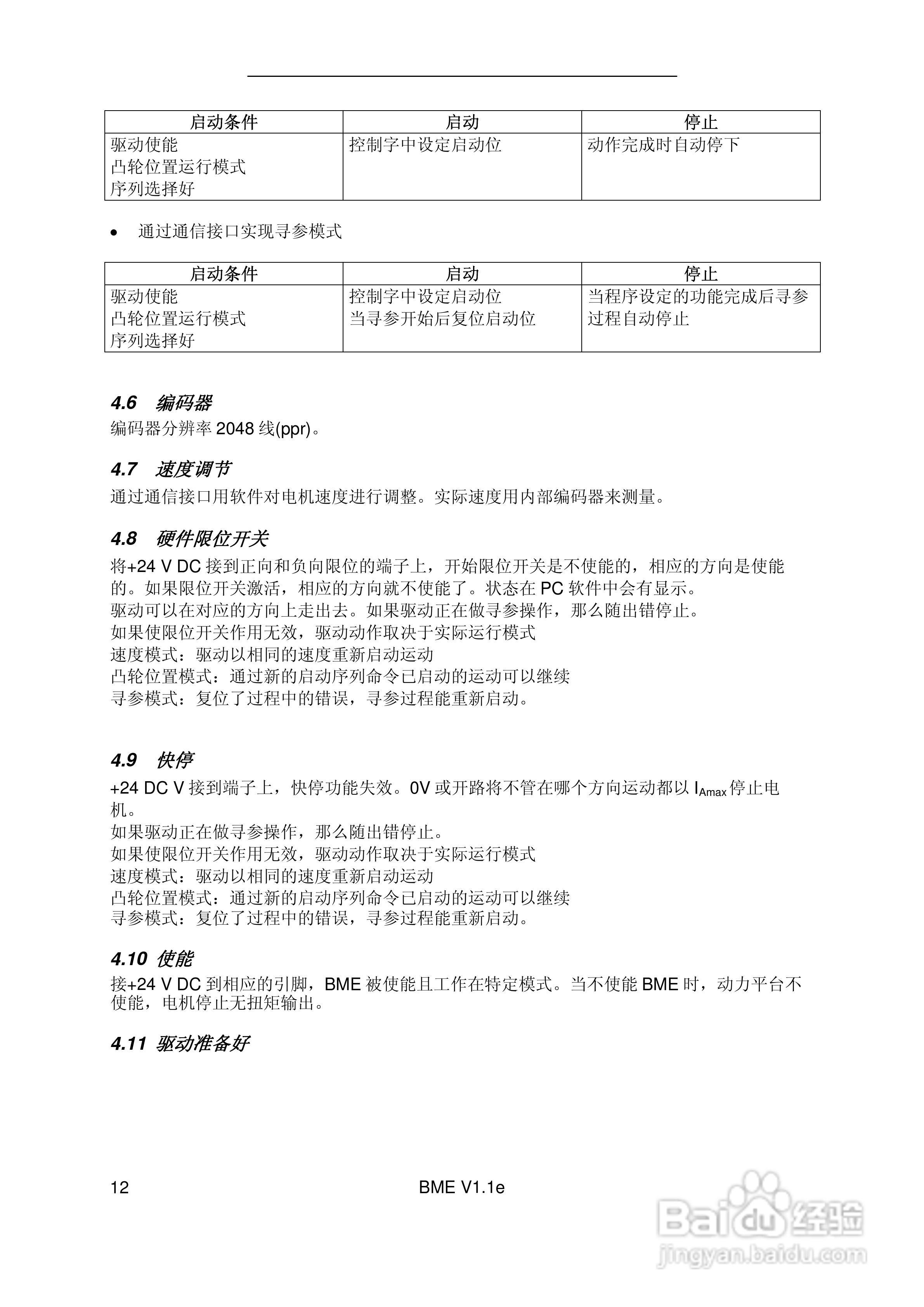 瑞诺低压一体化伺服电机BME系列操作手册:[2]