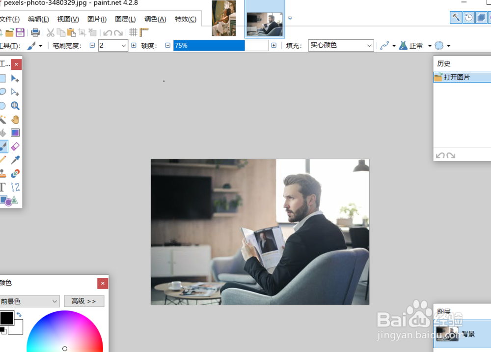 怎么使用paintnet的柔和肖像功能