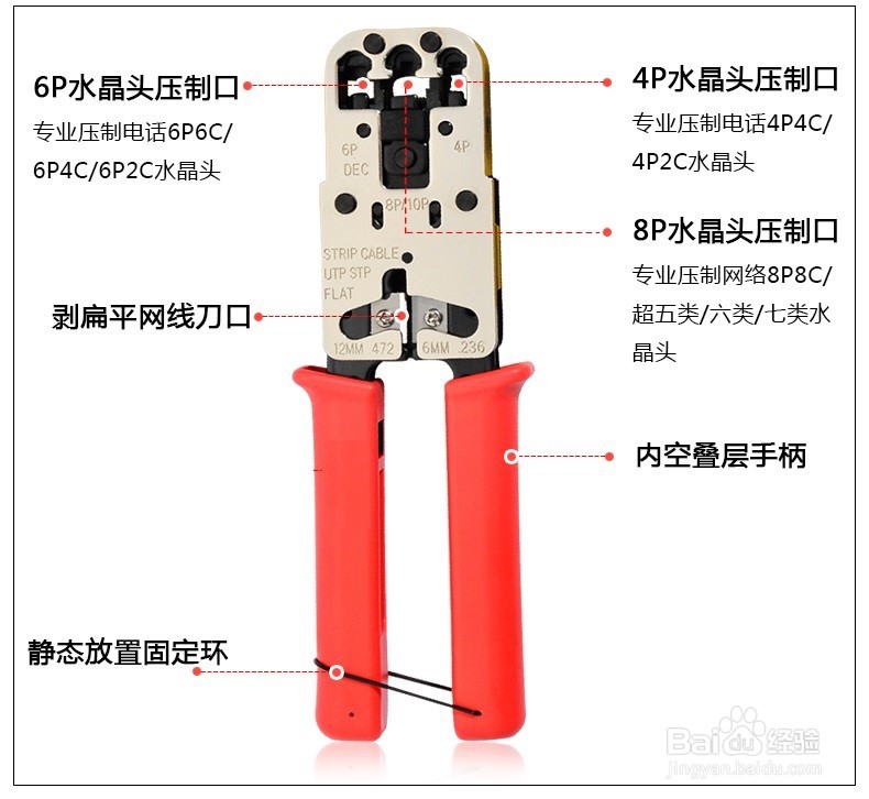 网线钳的使用方法