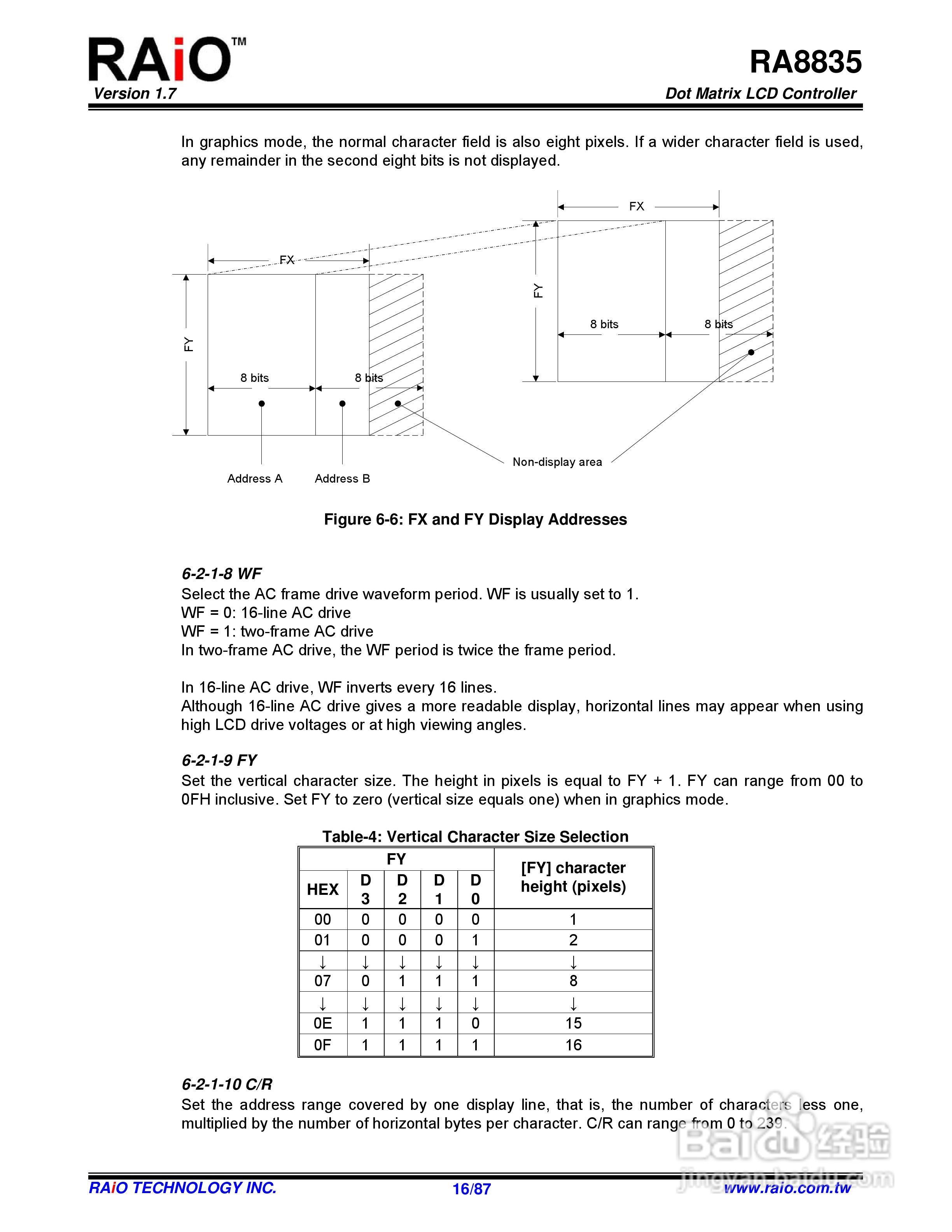 迪特福科技RA8835点阵图形式控制器使用手册:[2]