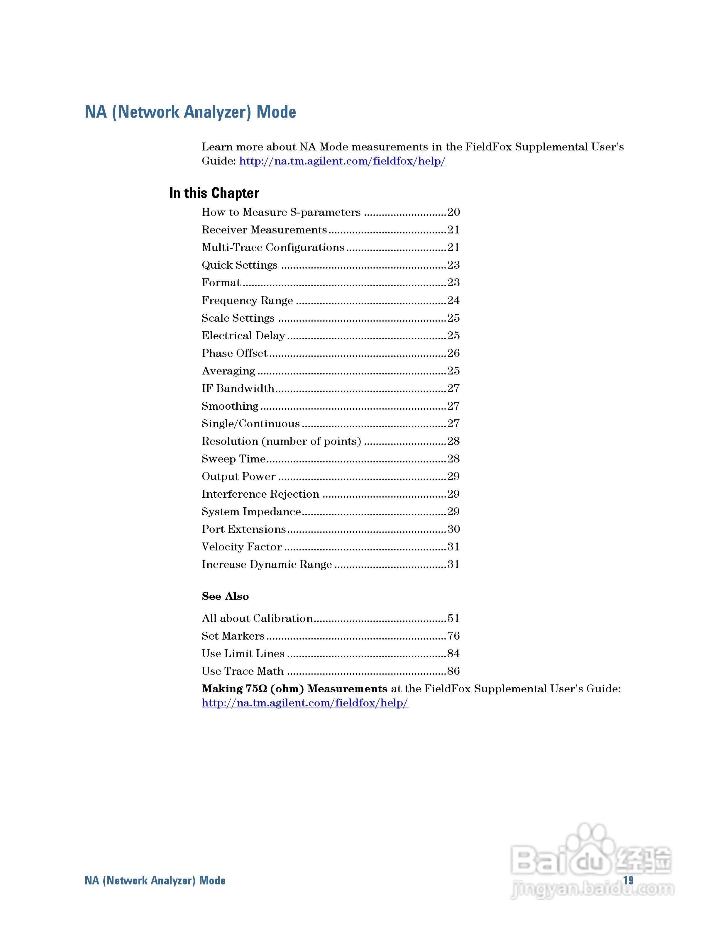 N9923A型Fieldfox手持式RF向量网路分析仪操作手册:[2]