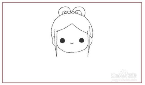 织女可爱简笔画