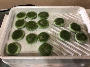 无糖艾草糍粑的做法