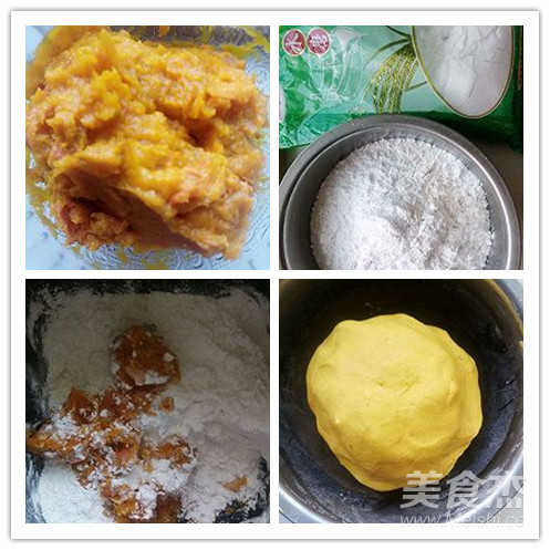 蒸出来的美味-南瓜豆沙饼