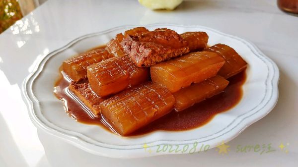 卤香豆腐烧冬瓜