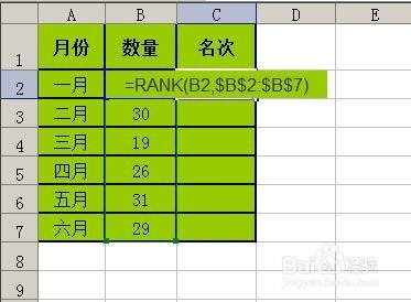 excel工作表如何排名次