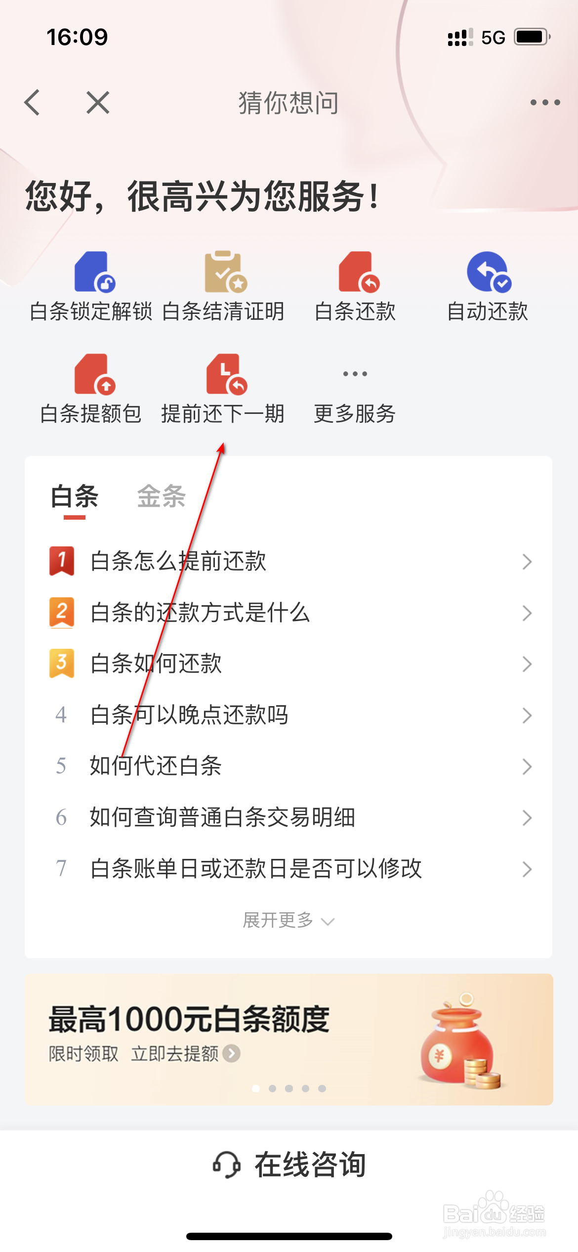 京东金融怎么设置自动还款下一期