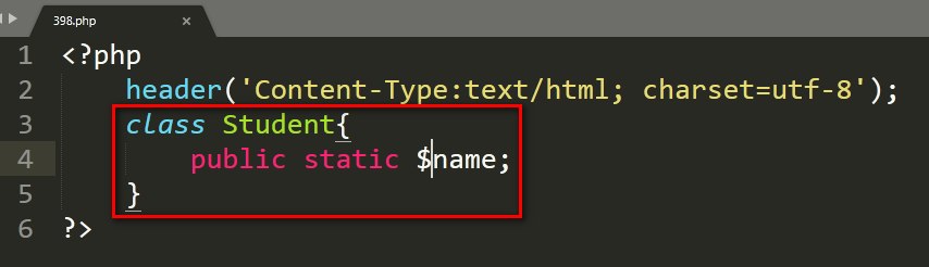 PHP教程 访问静态成员变量